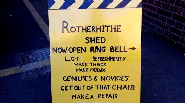 Rotherhithe Shed sign